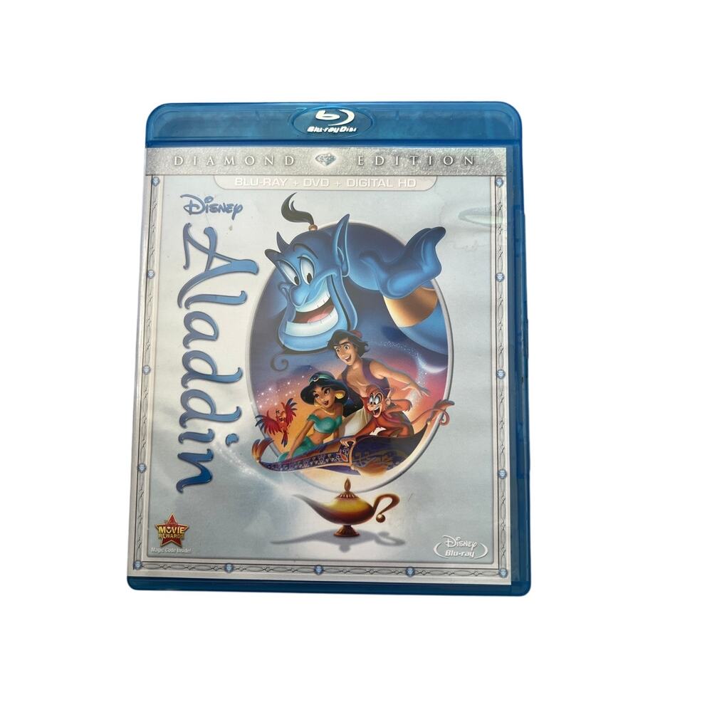 Aladdin 2 Disc Diamond Edition Blu-Ray Disney Animated DVD